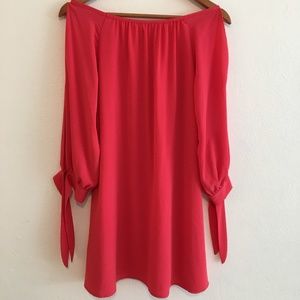 TYCHE Dark coral dress. Super Cute